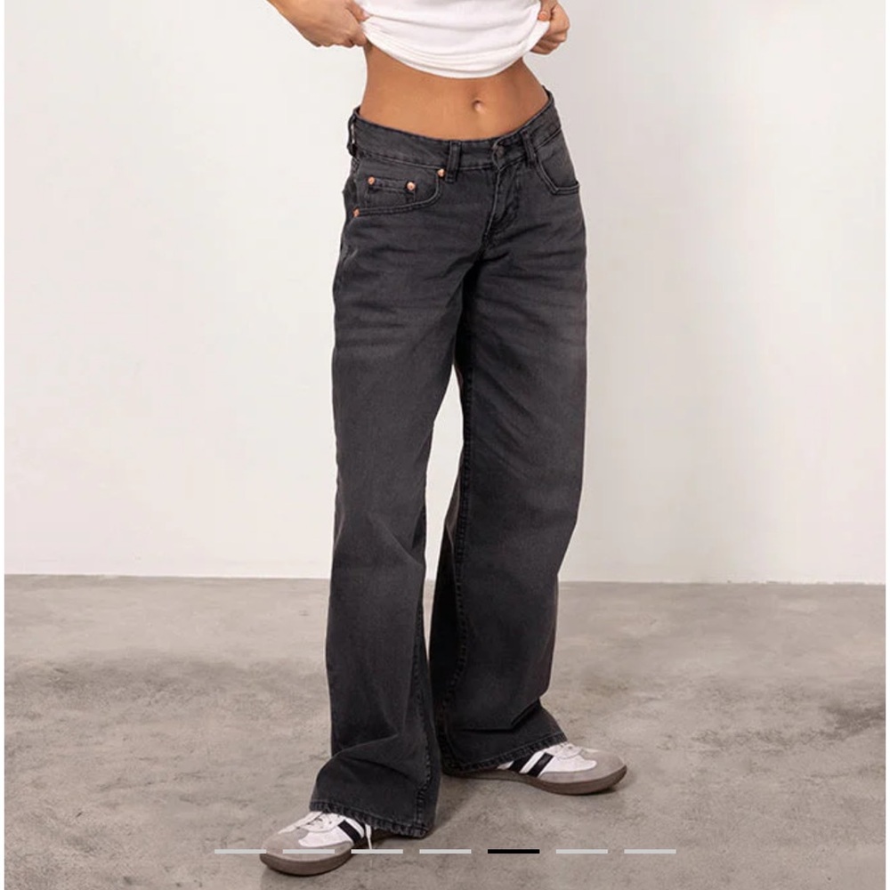 Motel Rocks Vintage black low rise jeans